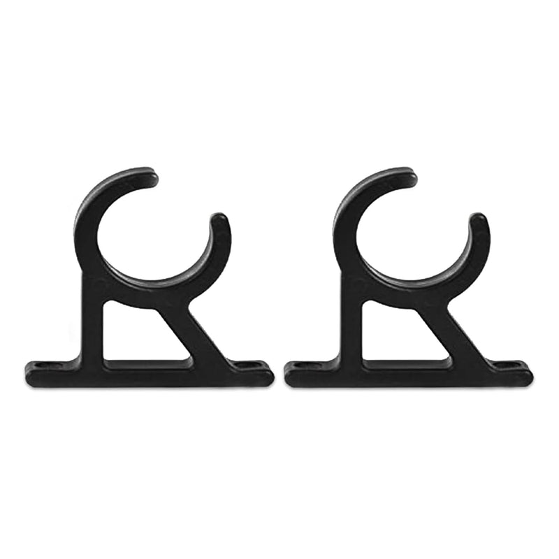 MARINE CITY Black Nylon Boat Ladder Storage Clips, Lightweight, Durable Stowing Hooks for Easy Ladder Holding & Smooth Sleek Design for Boats, Yachts & Marine (Pack of 2)