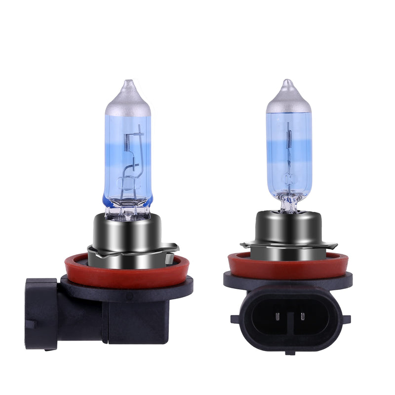 H11 Headlight Bulb Halogen Bulb Headlight 5000K Super White Light Long Life Replacement PGJ19-2 12V/55W (H11, 2 Pack) H11 Cool Blue, 2 Pack