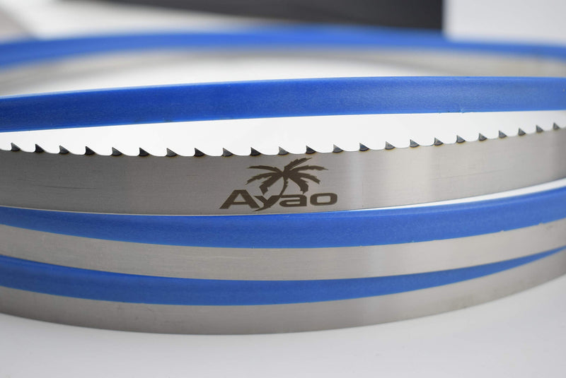 AYAO 111-Inch X 3/4-Inch X 3TPI Hardened Teeth Bandsaw Blade for Rikon 10-324TG 14" Band Saw