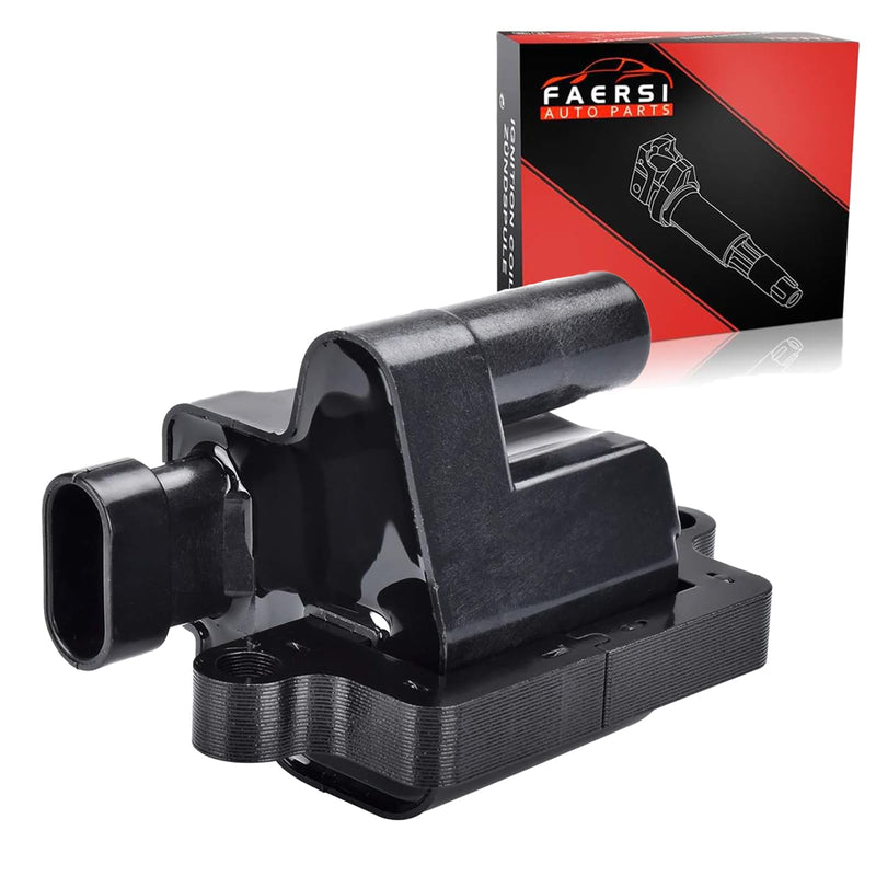 Ignition Coil Pack Compatible with Chevy Silverado, Avalanche, Suburban, GMC & Cadillac Vehicles, Scalade, Avalanche, Silverado, Express 3500, Tahoe, Sierra, Savana, Replace for UF271, 5C1083, D581 1 Pcs