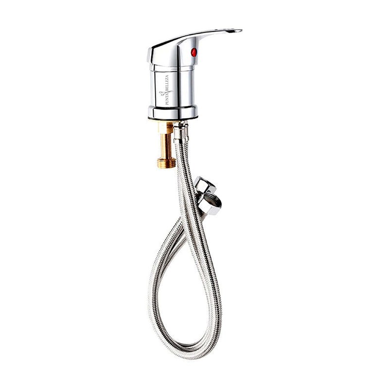 Faucet for Shampoo Bowl - Salon Faucet - Shampoo Faucet - Salon Shampoo Bowl Faucet - Shampoo Bowls Faucet Replacement, 1/2 inch Inlet | Professional backwash faucet with hot & cold mixer. Universal replacement for salon shampoo bowls. Chrome finish.