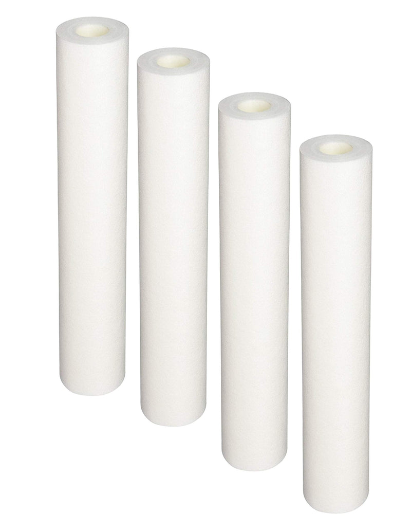CFS – 4 Pack Whole House Sediment Water Filter Cartridges Compatible with EQ-304-20, P5-20 Models – Remove Bad Taste and Odor – Replacement Filter Cartridge – 5 Micron – 20" x 2.5"