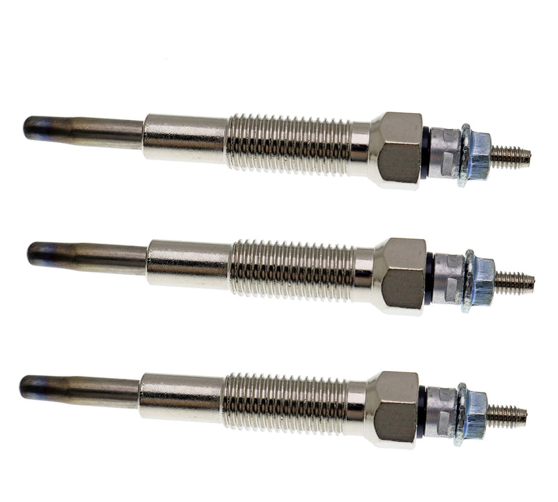 JEENDA 3PCS Glow Plug SBA185366092 SBA185366040 for Ford Tractor 1100 1110 1120 1200 1210 1215 1220 1300 1320 1510 1530 1620 1630 1710 1715 1720 1725 1910 1925 1990 2110 3412