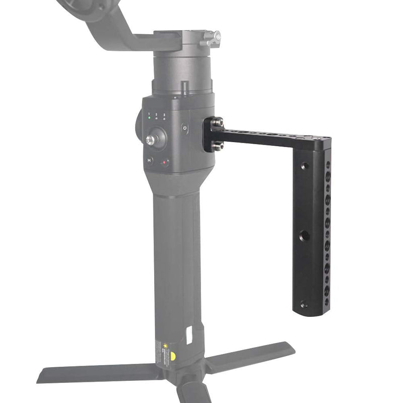 Acouto Side Handle Grip Stabilizer Extension Rod Lightweight Top Handle Grip Holder Fit for Ronin-S Stabilizer Gimbal