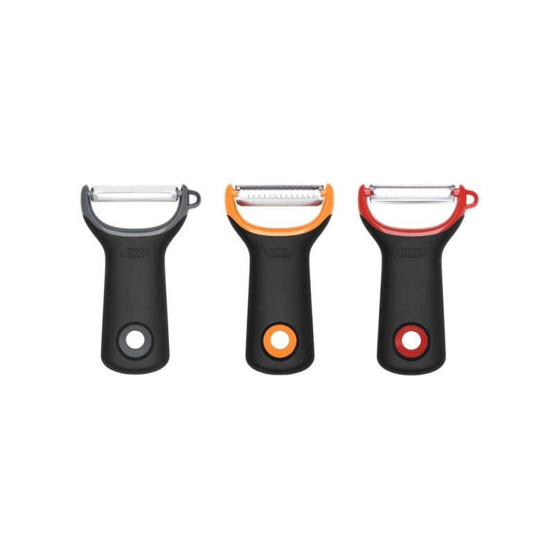 OXO Good Grips 3 Piece Y-Prep Peeler Set Assorted 3-Pack