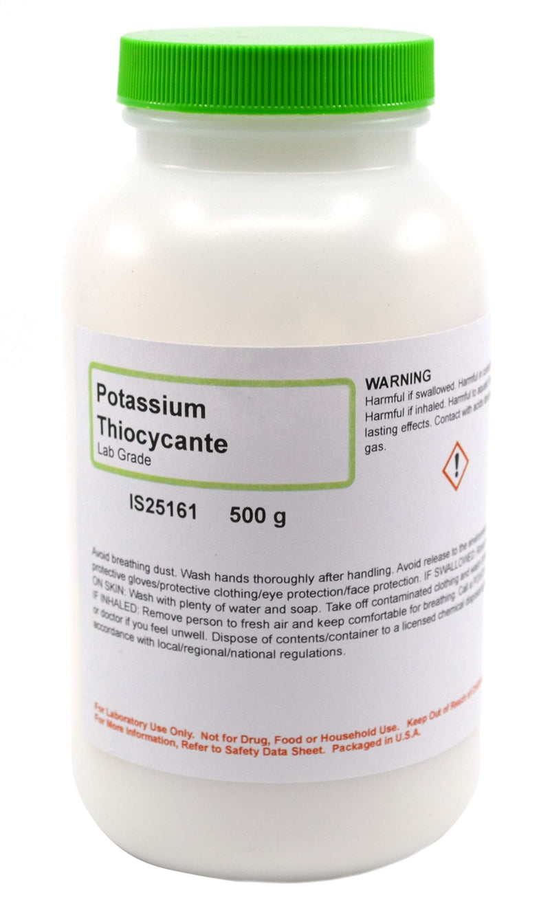 ALDON Innovating Science - Potassium Thiocyanate 500g Laboratory-Grade for Inorganic Synthesis and Chemistry Education