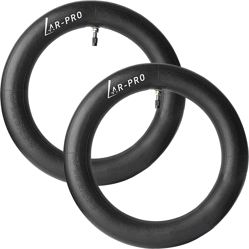 AR-PRO (2-Pack) 2.50/2.75-10 Dirt Bike Replacement Inner Tubes Heavy Duty|Compatible with Honda Crf50 /Xr50, Razor MX650 / MX500, Suzuki DRZ70 / JR50, Yamaha PW50 2.50/2.75-10"