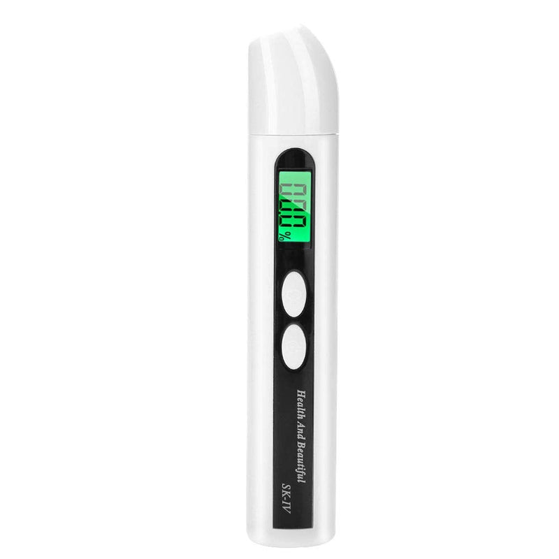 Sonew Digital Skin Detector Portable Oil Content Analyzer LCD Display Skin Care Tester Detector Face Care Monitor(White)