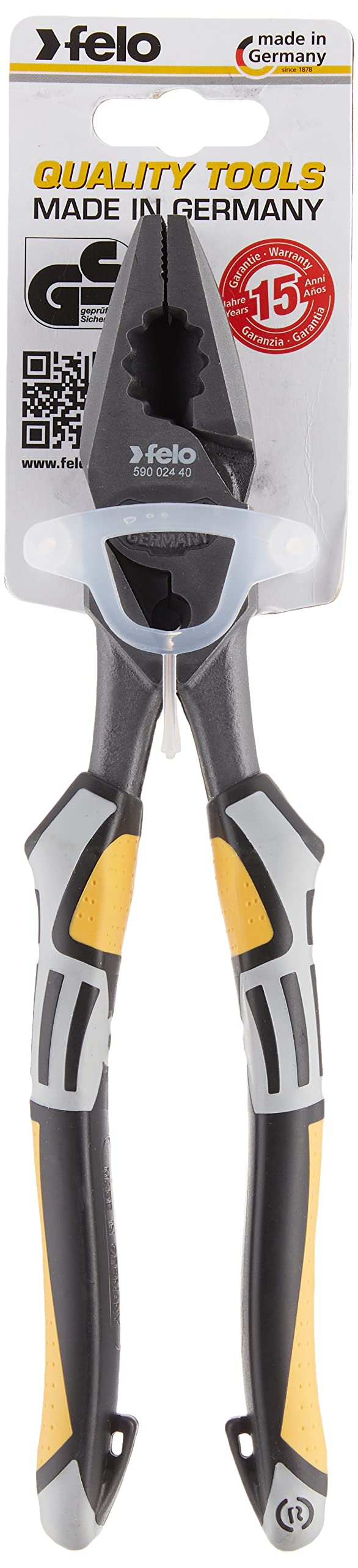 Felo 0715763817 High Leverage Linesman Pliers, 9-1/2", (1per Pack)
