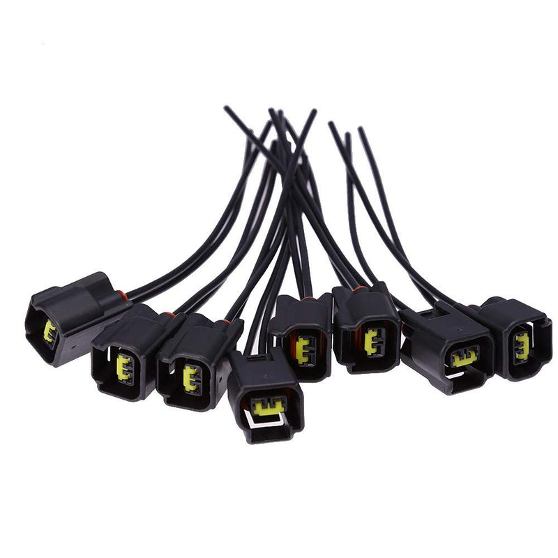 Modular Ignition Coil Harness Connector Pigtails Replacement for 4.6L 5.4L 6.8L Ford Mustang Cobra (8Pcs)