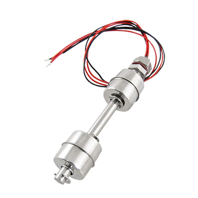 Wired Water Liquid Level Sensor Dual Ball Stainless Steel Float Switch Silver Tone (150mm-S) 150mm-S