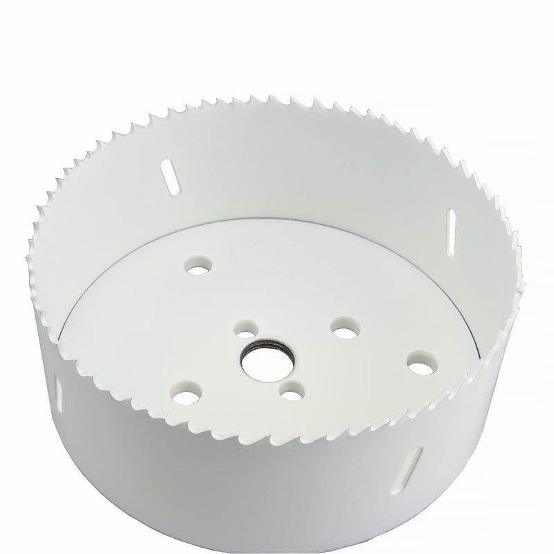 MaxTool 6" Bi-Metal Hole Saw 152mm Cobalt High Speed Steel M42 Bimetal Holesaw with 1.5" Deep 5/8-18 Thread for Metal Wood Plastic; BM42W38R600 6"