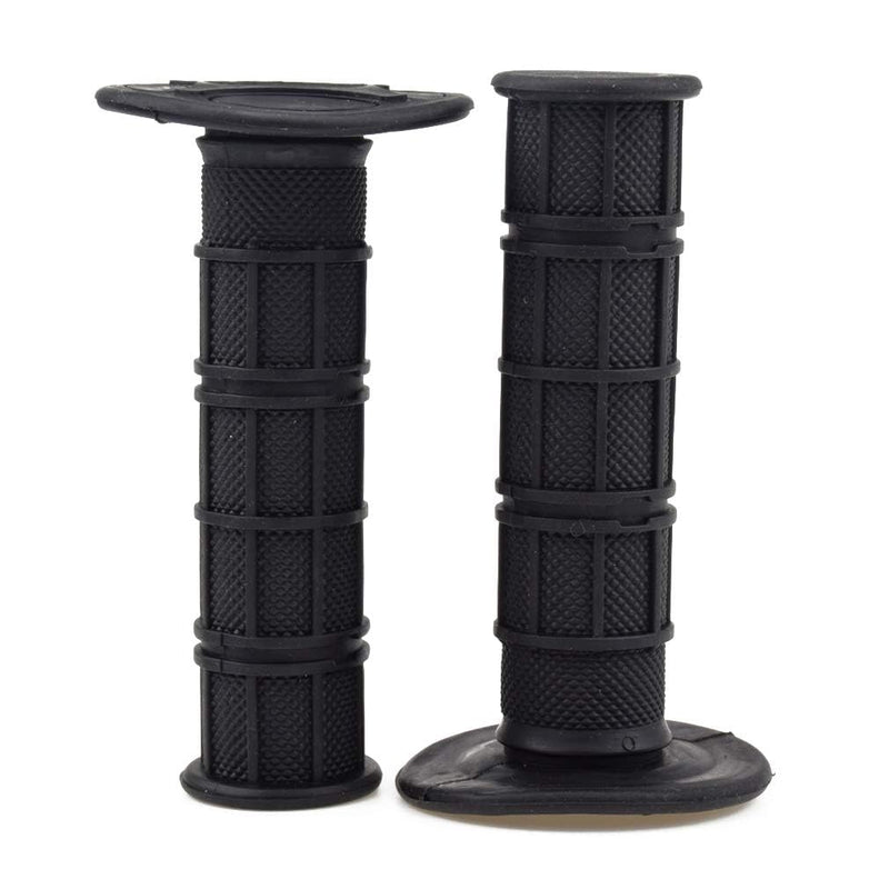 HIAORS 7/8" Motorcycle Hand Grips for CRF YZF WRF KXF KLX Pit Dirt Bike Motocross Motorcycle Offroad Dirt Bike Black