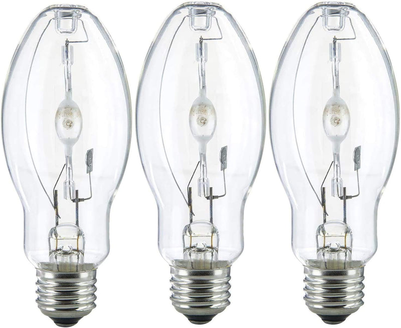 Bluex Bulbs (3 Pack) MH70/U/MED 70W Metal Halide Bulb ED17 Medium Base Clear