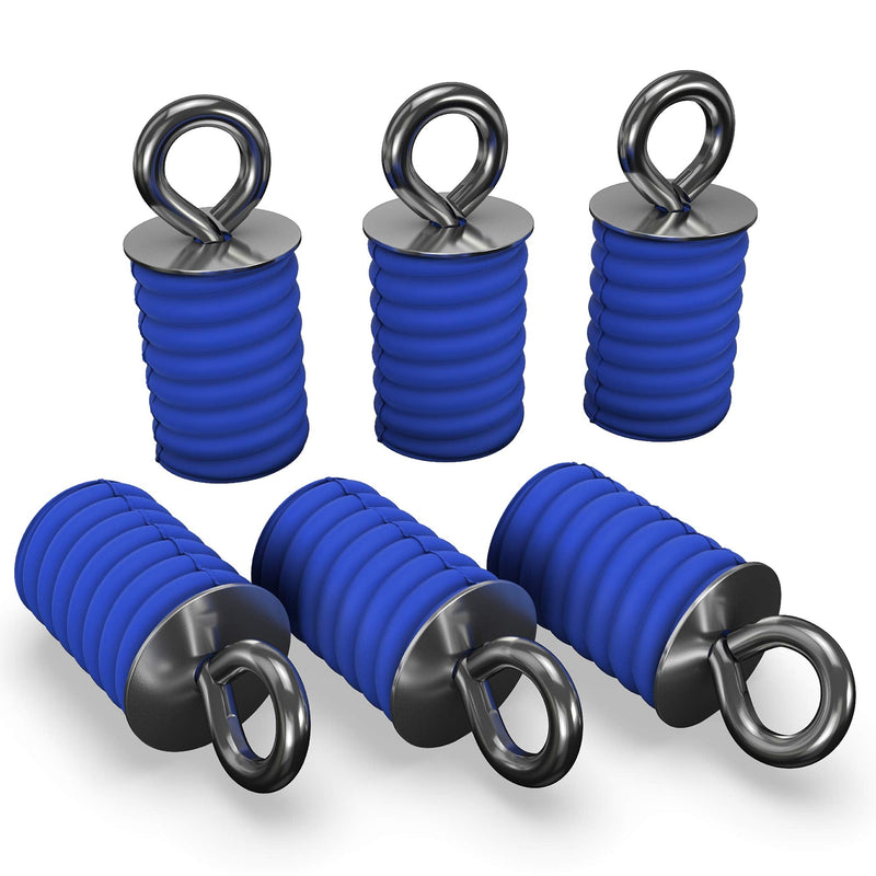 GripPRO ATV Anchors Fits Polaris Ranger Lock & Ride Tie Down System - Set of 6 Eyebolt-Style Bed Anchors for Cargo, Toolbox & Gear - ATV Accessories for Ranger 1000 XP, 570, Crew, General - NOT RZR