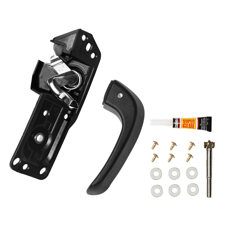 Interior Door Handle Front Left Drivers Side Compatible with 2007-2014 Chevy Silverado 1500/2500/3500 Tahoe Suburban Avalanche GMC Sierra Yukon Cadillac Escalade ESV/EXT,Replaces OEM# 20833606, 80374 Driver Side