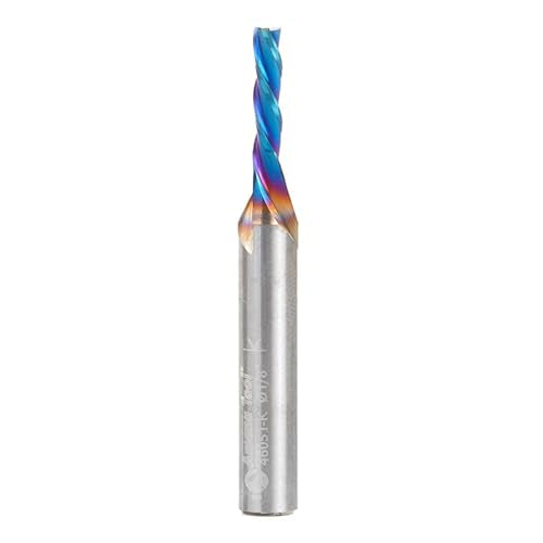 Amana Tool 46051-K SC Spektra Extreme Tool Life Coated Spiral Plunge 1/8 Dia x 1/2 CH x 1/4 SHK 2 Inch Long Down-Cut Router Bit