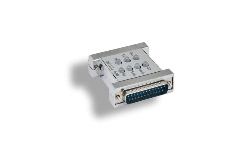 KENTEK DB25 25 Pin Molded Mini Tester M/F RS232 Serial