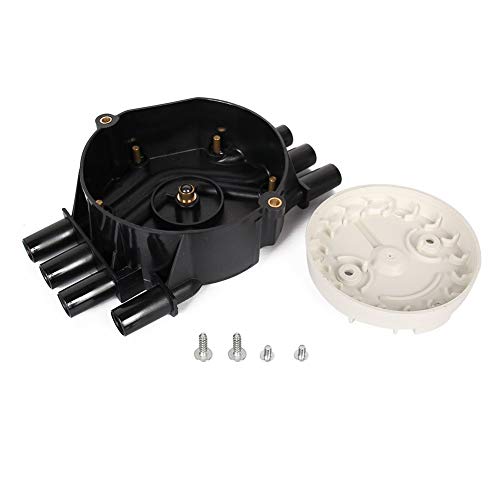 D328A D465 DR475 DR331 Brass Terminals Distributor Cap and Rotor Kit Compatible With Chevrolet GMC Oldsmobile Cadillac 1995-2007 10452457 10452458