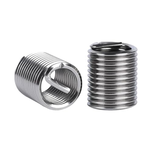 XunLiu 20pcs 7/16"-14UNC-3D Wire Thread Insert 304 Stainless Steel 20