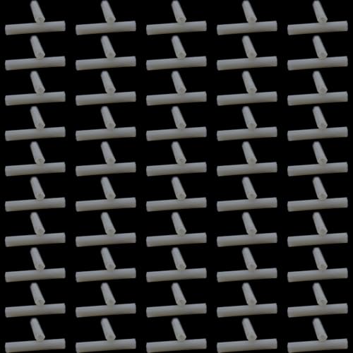 XunLiu M3X38mm White Nylon Hex Standoff Spacer - Pack of 100 M3X38