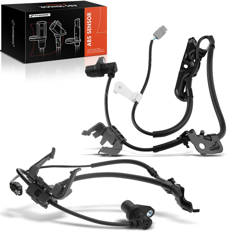 A-Premium ABS Wheel Speed Sensor Compatible with Toyota & Lexus Models - Camry 2006-2011, ES350 2007-2011 Sedan - Front Driver and Passenger Side, Replace# 89543-33080, 89542-33090
