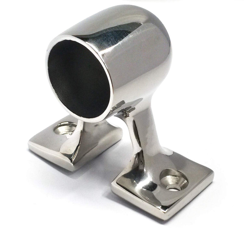 NRC&XRC Heavy Duty 316 Stainless Steel Boat Hand Rail Fitting 1" OD Tube 90 Degree Right-End Stanchion
