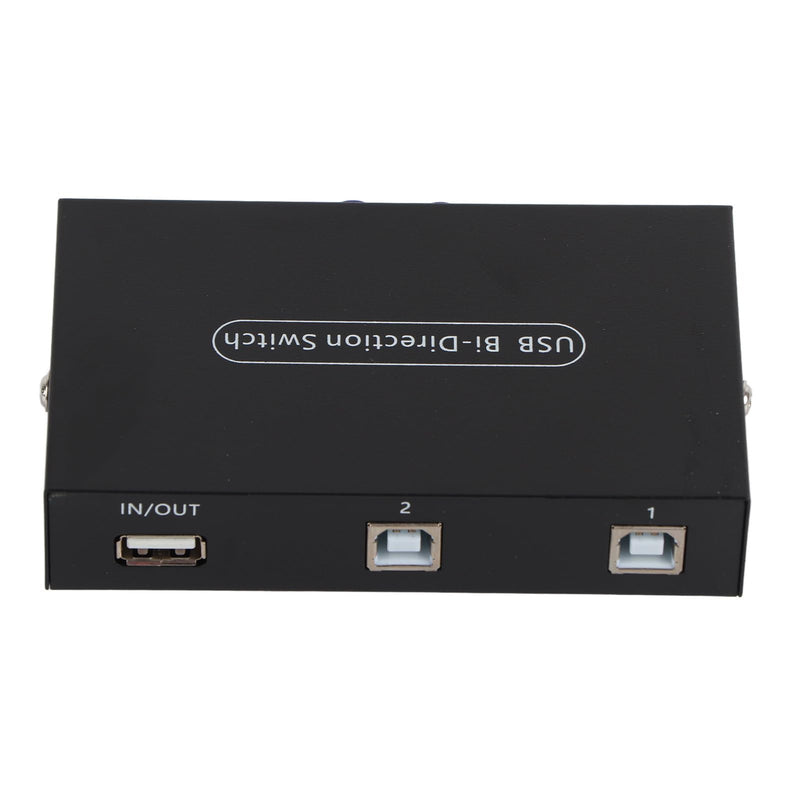 USB Sharing Switch, fosa Sharing Switch Selector 2/4 Port USB 2.0 Manual Sharing Switch Switcher Box Switcher Adapter Hub for PC, Printer, Scanner, Mouse, Keyboard(2 Port)