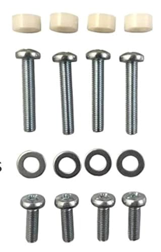 M6 TV mounting Bolts/Screws with spacers and washers, Multiple Lengths