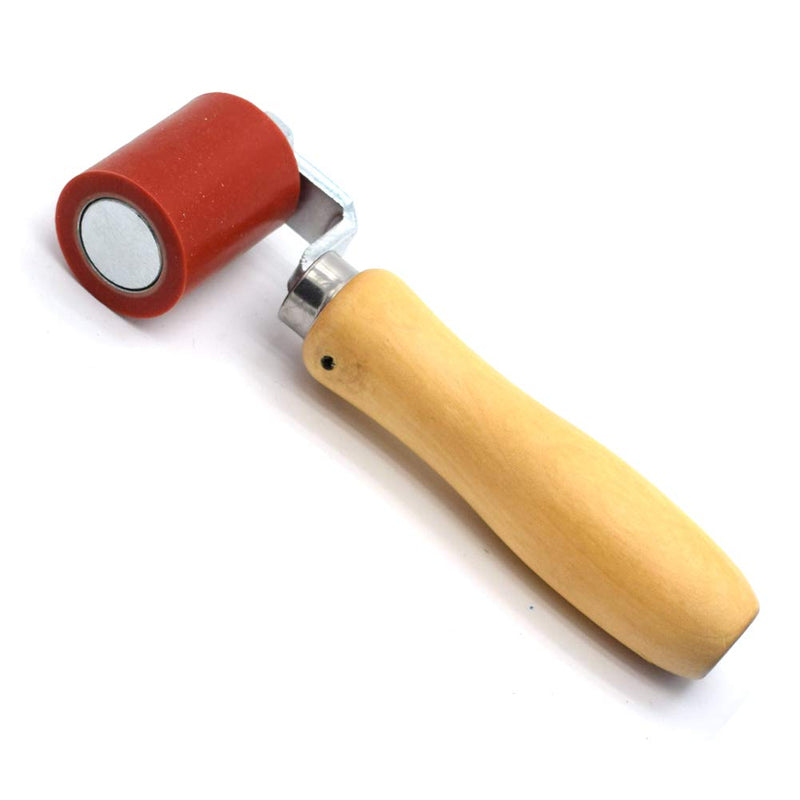 1-3/4 Inch Professional Heavy Duty 45mm Silicone Seam Roller for PVC/TPO/EPDM Roofing Vinyl Decking Membrane and Tarpaulin Banner Welding, Automotive Audio Sound Deadening Silicone Hand Roller 1