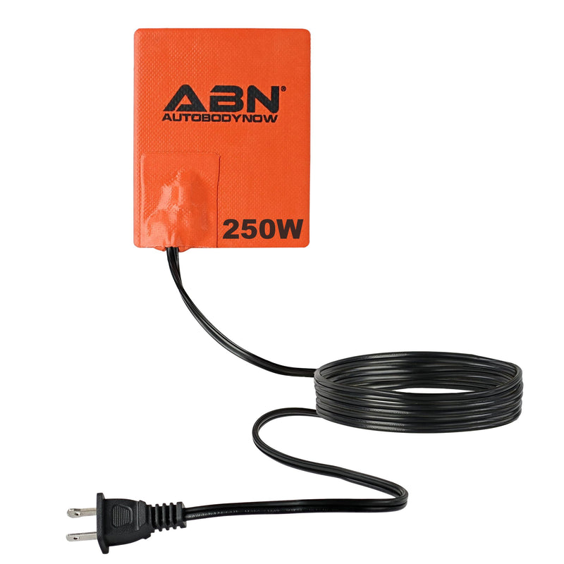 ABN Silicone Heater Pad Car Battery Heater Pad Engine Block Heater Pad Oil Pan Heater Pad, 4x5 Inch – 120V 250 Watt