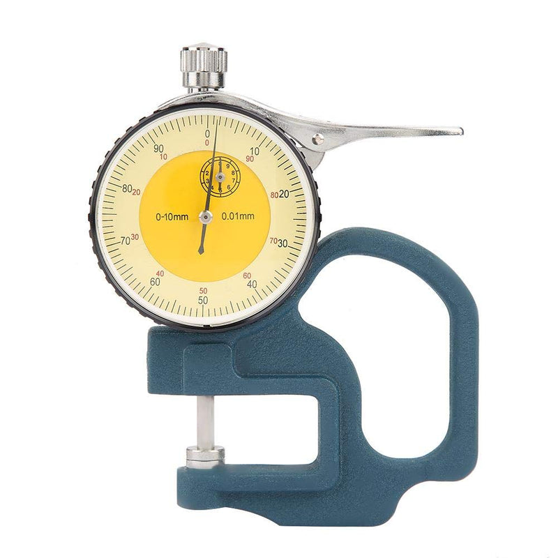 Digital Thickness Gauge Meter Paper Metal Card High Precision Pointer Display Caliper Electronic Micrometer Measuring Tool 0-0.4''(0-10mm)