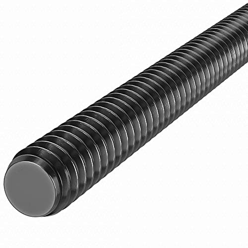 Lamons Medium-Strength Threaded Rod, Grade B7 Black-Oxide Steel, 5/8"-11 Thread Size, 6" Long (Qty 3Each)