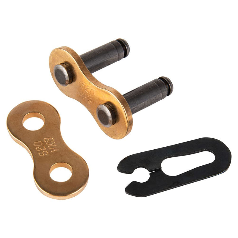 D.I.D 520VX3 Gold X-Ring Chain Clip Type Connecting Link Clip Type Connecting Linl
