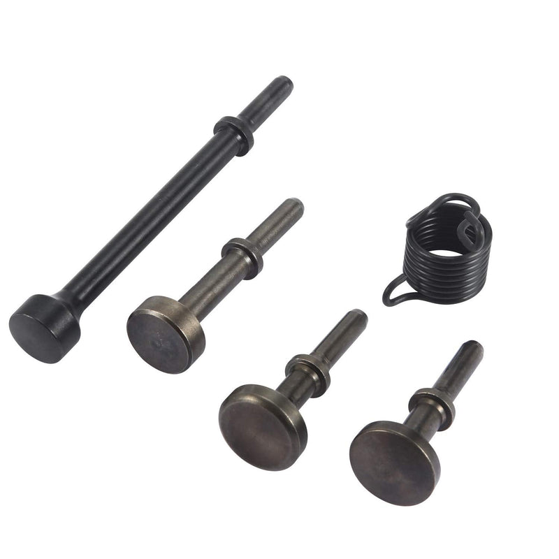 Anndason 5 Pcs Smoothing Pneumatic Air Hammer Pneumatic Chisel Bits Tools Kit Style 1