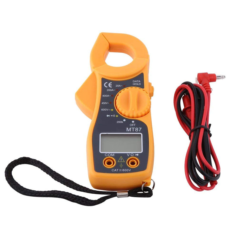  [AUSTRALIA] - Digital Clamp Multimeter AC DC Voltmeter Ammeter Ohmmeter Volt Tester LCD Meter Pocket Digital Multi Tester