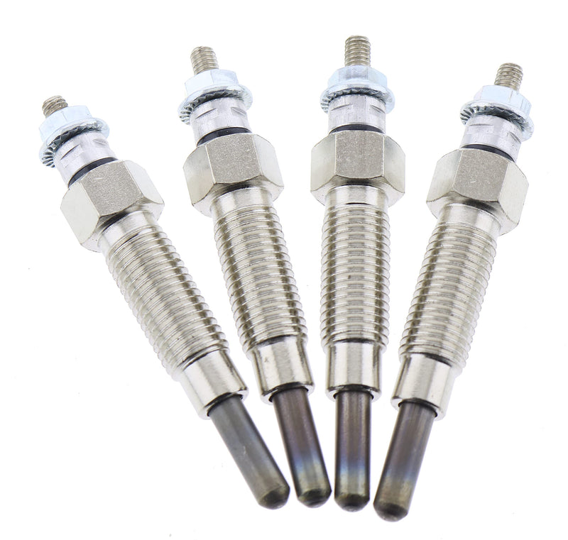 JEENDA 4PCS 15221-65510 15401-65510 15521-65512 Glow Plug for Bobcat 743 643 743B Kubota V1402 V1702 V1902