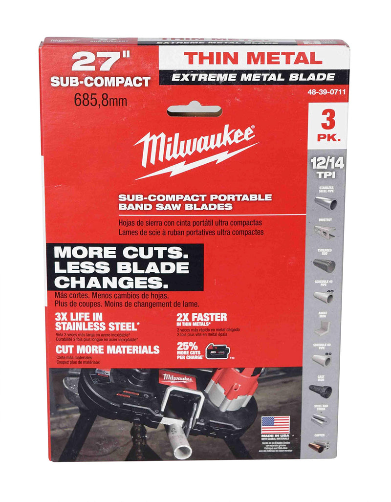 MILWAUKEE Extreme Thin Metal Band Saw Bl
