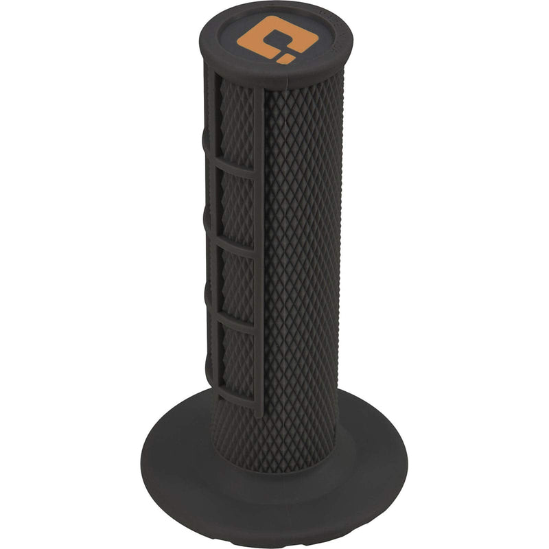 Odi V2 Half Waffle MX Lock-On Grips Graphite