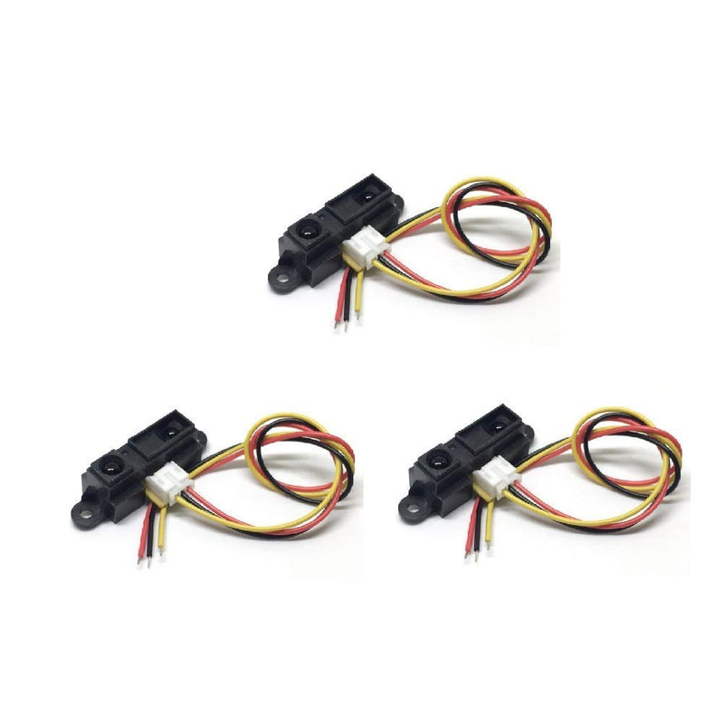 3pcs GP2Y0A21YK0F GP2Y0A21 Infrared Proximity Sensor, 1080cm Range, Digital Output, Industrial Style, Proximity Detection