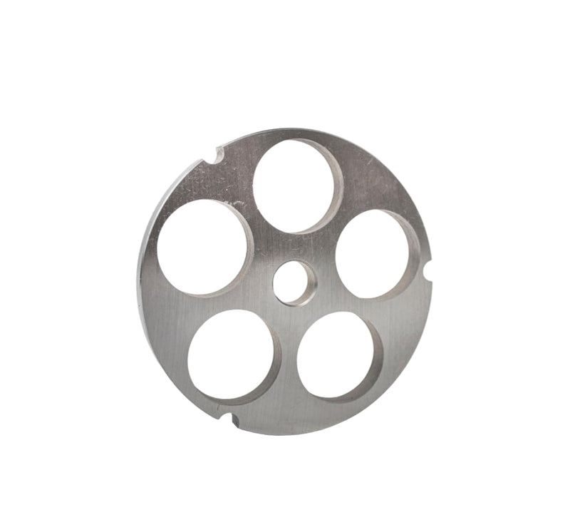 Grinder Plate for #22 Grinders, Hobart and Biro, with 1" Holes Great for Large Chunk Cuts