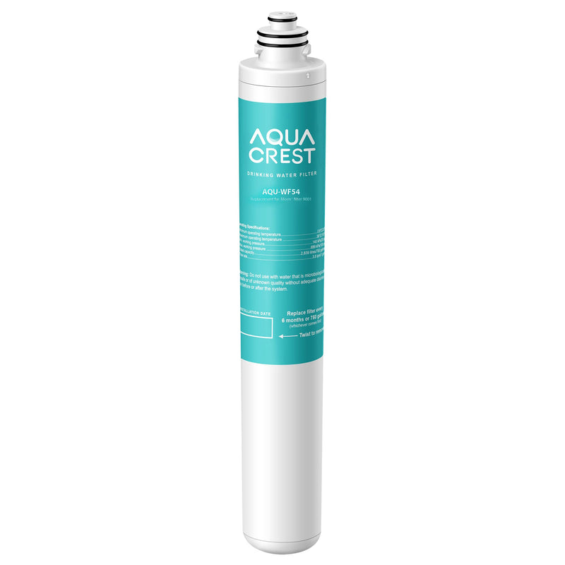 AQUA CREST 9001 Under Sink Water Filter, Replacement for Moen 9001 PureTouch, AquaSuite Microtech 9000, 750 Gallons or 6 Months