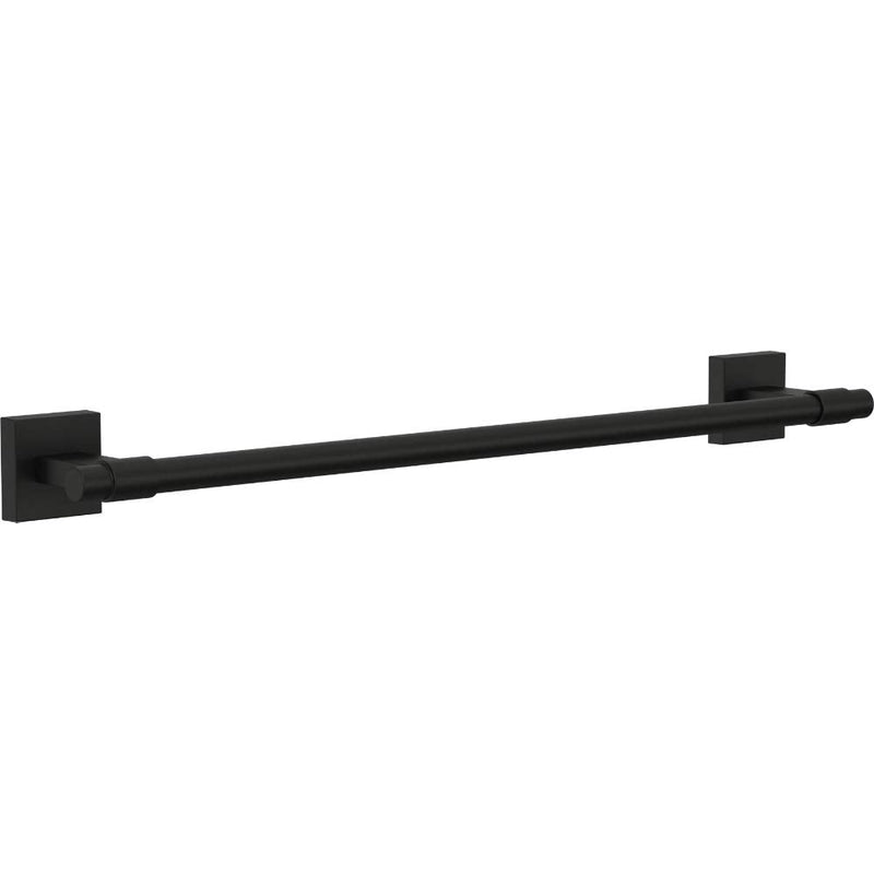 Franklin Brass Towel Rack | 18 Inch Matte Black Towel Bar for Bathroom, Kitchen | Maxted Accessories