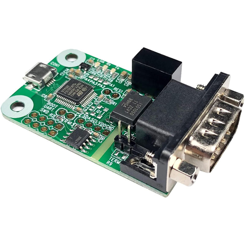 USB CAN Converter Module for Raspberry Pi 5/4/Pi3B+/Pi3/Pi Zero(W)/Jetson Nano/Tinker Board and Any Single Board Computer Support Windows Linux Mac OS Android Venus OS USB2CAN