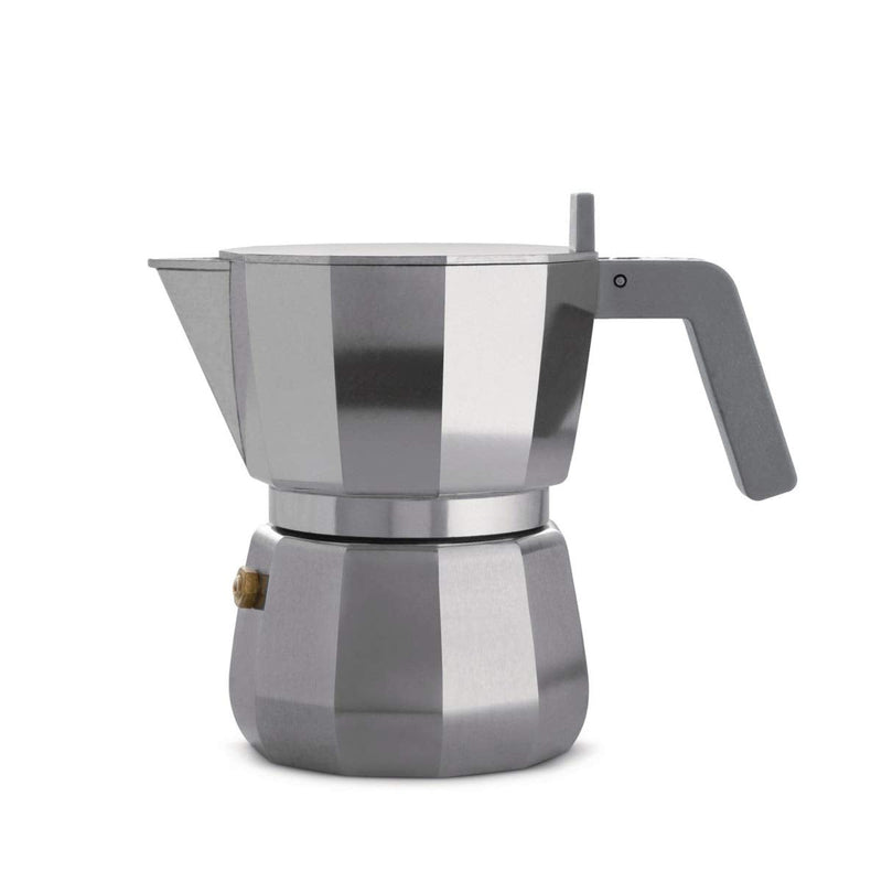 Alessi Moka, Espresso coffee maker. 3 cups.,grey grey