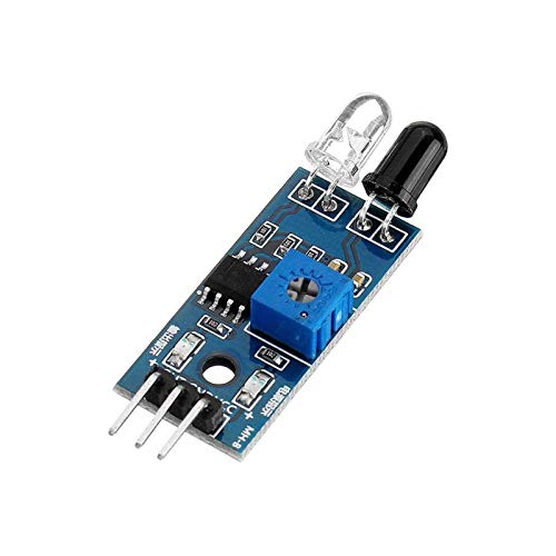 IR Infrared Obstacle Avoidance Sensor (2pcs) IR Transmitting and Receiving Tube Photoelectric Switch 3-pin Compatible with Ar-duino Smart Car Robot 2