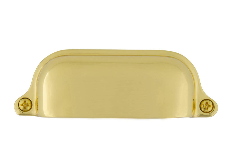Nostalgic Warehouse Cup Pull Farm Large in Unlacquered Brass