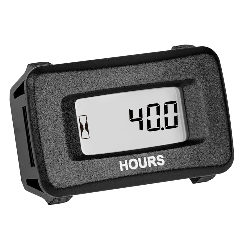 Runleader Digital Maintenance Hour Meter,AC/DC 5V to 277V for Garden Tractor Generator Scooter Club Car Forklift Leaf Trimmer etc.(1) 1
