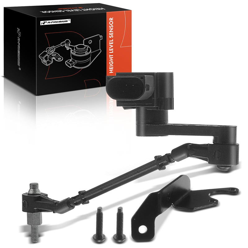 A-Premium Ride Height Level Sensor Compatible with Land Rover Range Rover, 2003 2004 2005 2006 2007 2008 2009, V8 4.2L 4.4L, Front Right (Passenger Side), Replace# RQH000121, LR020627 Front Passenger