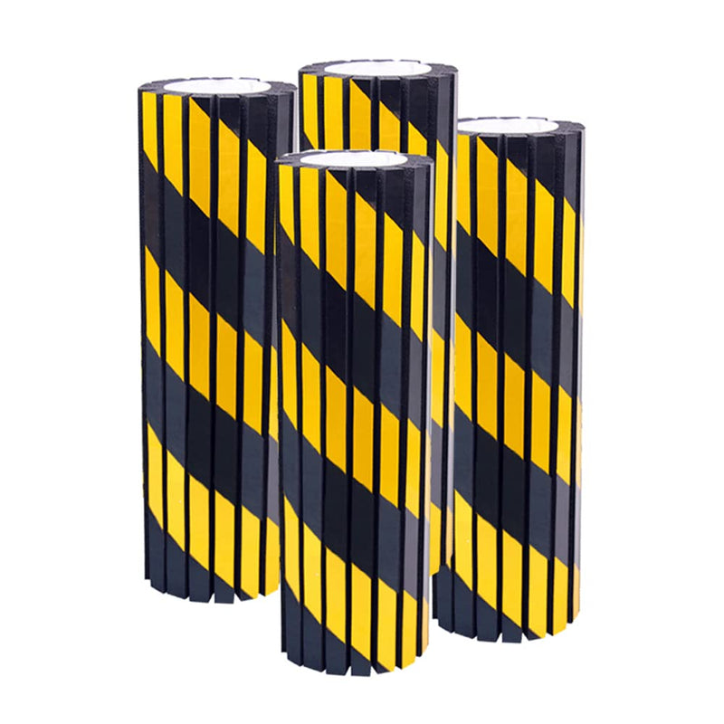 GUEQUITLEX Garage Wall Protector Foam Wall Corner Guard for Parking Garages - Wall Edge Protector Protect Your Car - Garage Wall - Wall Corner Edge and Bumpers Corner Guards Yellow 4 pack